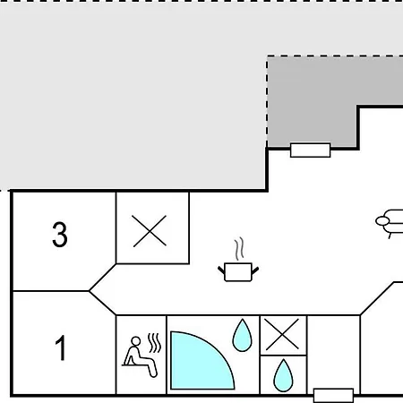 Beautiful In With Kitchen Дом отдыха